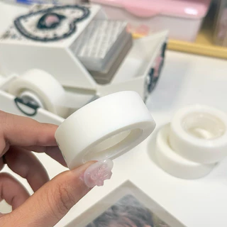[พร้อมส่ง] เทปขุ่น/แท่นตัด เทปยาว25เมตร ขนาดแกน 1 นิ้ว ใช้ปากกาลูกลื่นเขียนทับได้