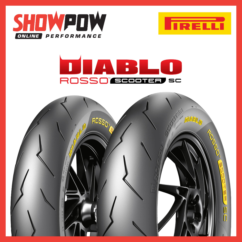 (พร้อมส่ง!) ยาง Pirelli DIABLO ROSSO SCOOTER SC ( ขายเป็นคู่ ) ยางมอเตอร์ไซค์ พีลาลี่ พีเรลลี่ พีราลี่