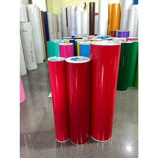 สติ๊กเกอร์พีวีซี ฟู่ซุ่น โทนสีเหลือง ส้ม แดง ไซส์หน้ากว้าง 53cm แบ่งขาย ปลีกย่อย 1 2 3 4 5m