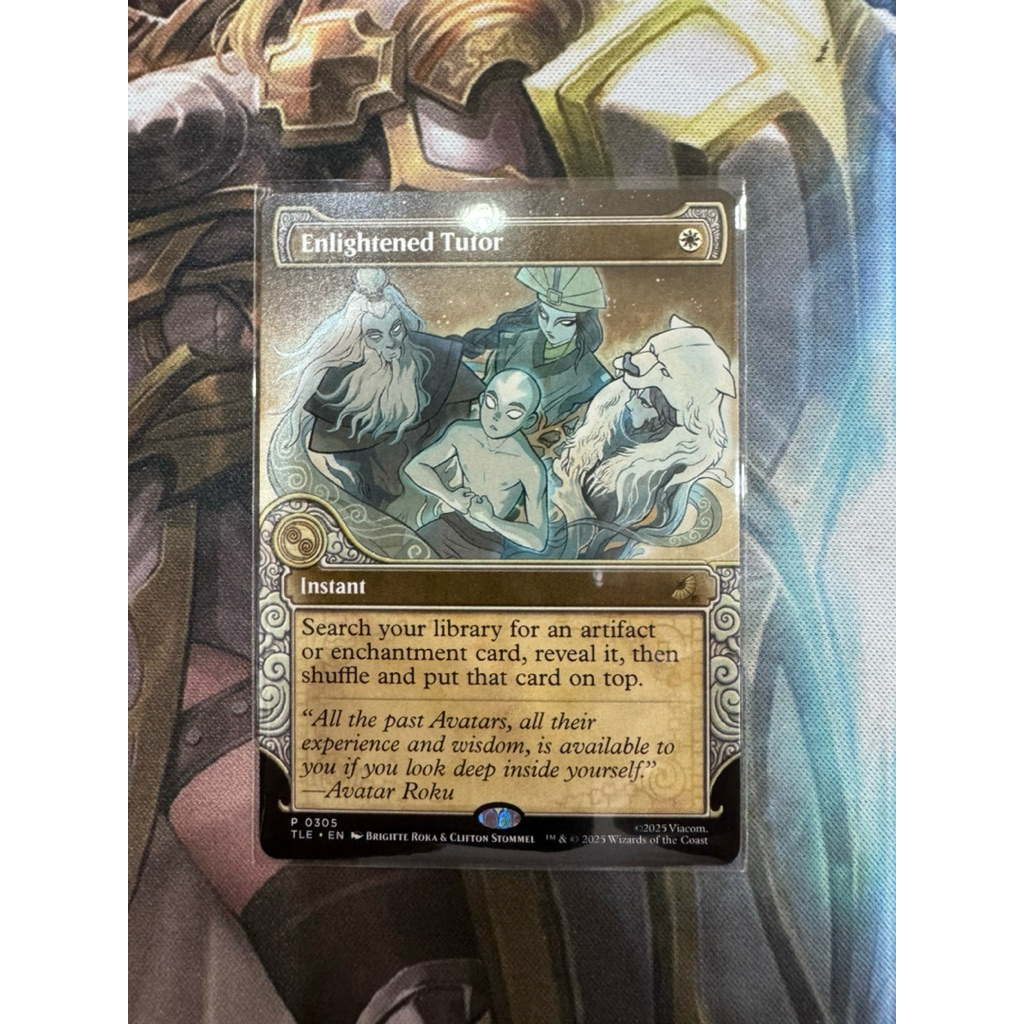 MTG Promotional: Enlightened Tutor (Commander's Bundle Promo)