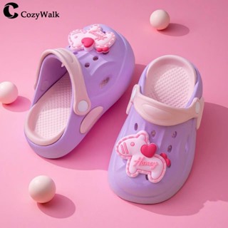 CozyWalk รองเท้าเด็กผู้หญิง EVA แบบคล็อก ลายการ์ตูนน่ารัก นุ…