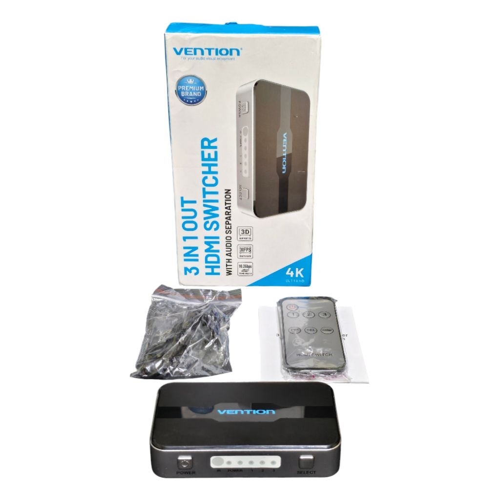 ( ร้านไทย 🇹🇭 พร้อมส่ง ) VENTION HDMI Switcher 3IN1 OUT