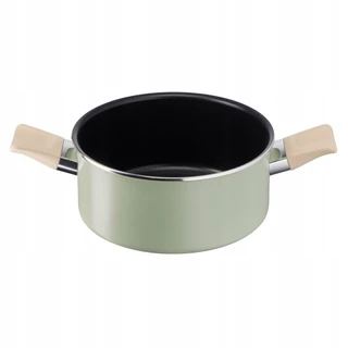 Tefal Blossom Mint หม้อ 2หู+ ฝาแก้ว รุ่น G1744424 เคลือบไทเทเนียม ขนาด 20 ซม.(3 ลิตร) ใช้ได้กับเตาทุกประเภท