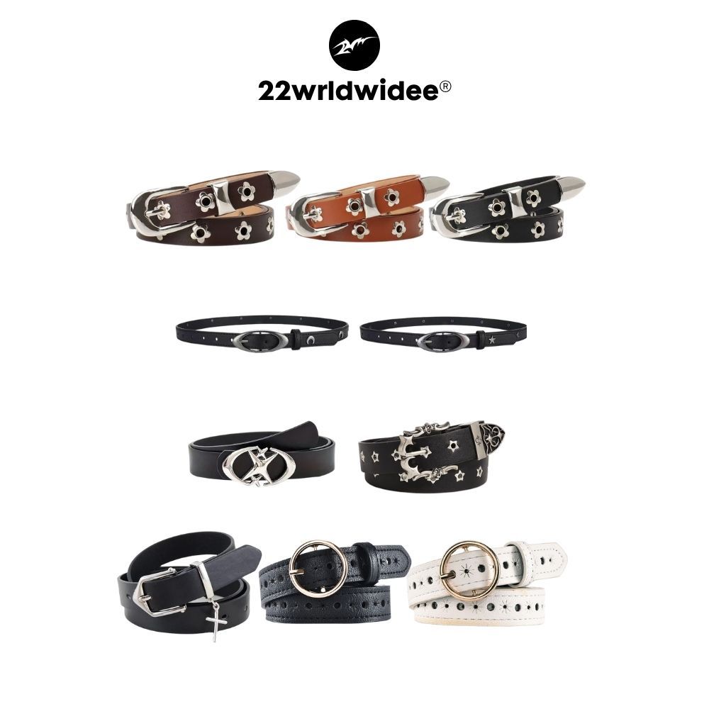 (🔥จัดส่งด่วน 1 วัน!) KR1782-KR1787  รวมเข็มขัดหนังรุ่นใหม่ดีไซน์เท่ห์ ไม่ซ้ำใครแมตช์ง่าย