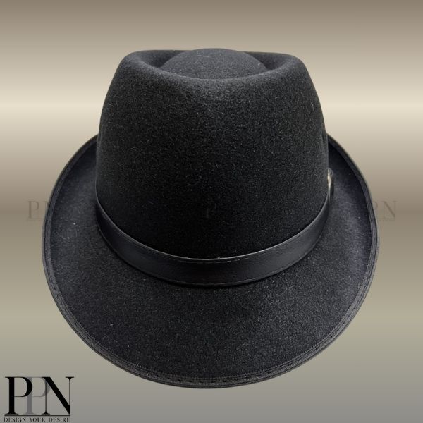 หมวกไมเคิ้ล หมวกปีกสั้น Fedora ทรงวินเทจ สายหนัง งานดี ใส่ได้ทั้งชายหญิง