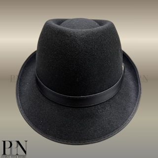 หมวกผู้ชาย Fedora ปีกสั้น ใส่เที่ยว ใส่ทำงาน ลุคสุภาพ วินเทจ…