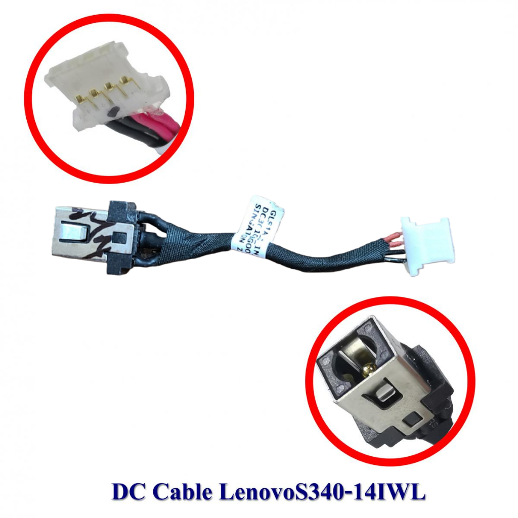 DC POWER JACK DC CableLenovoS340-14IWL,S340-14API,S340-15API,S340-15IWL,L340,C340-14IML,C340-14IWL