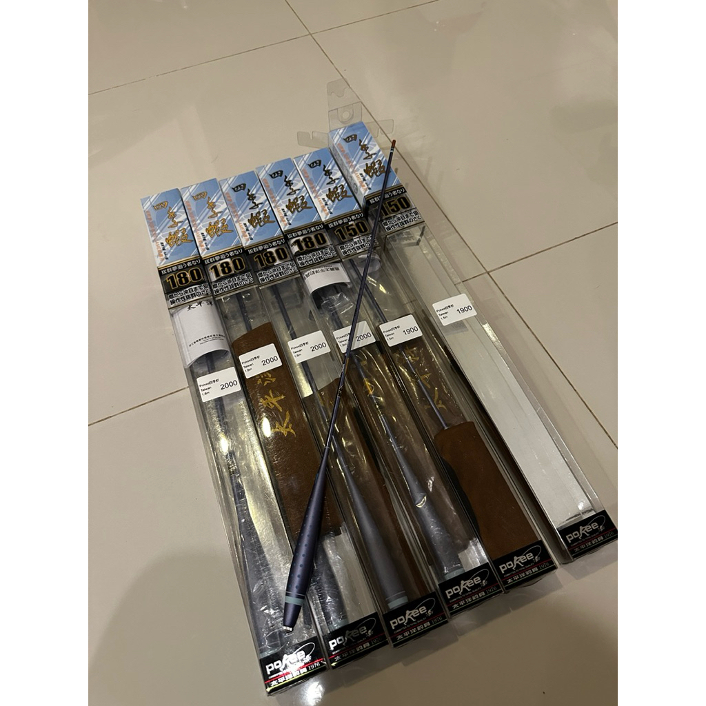 Pokee สี่ฤดู คันตกกุ้ง｜1.8m｜ไต้หวัน｜คันเบ็ดกุ้ง แข็ง แรง ดี｜เหมาะบ่อกุ้ง Pokee shrimp fishing rod Taiwan 1.8m UL