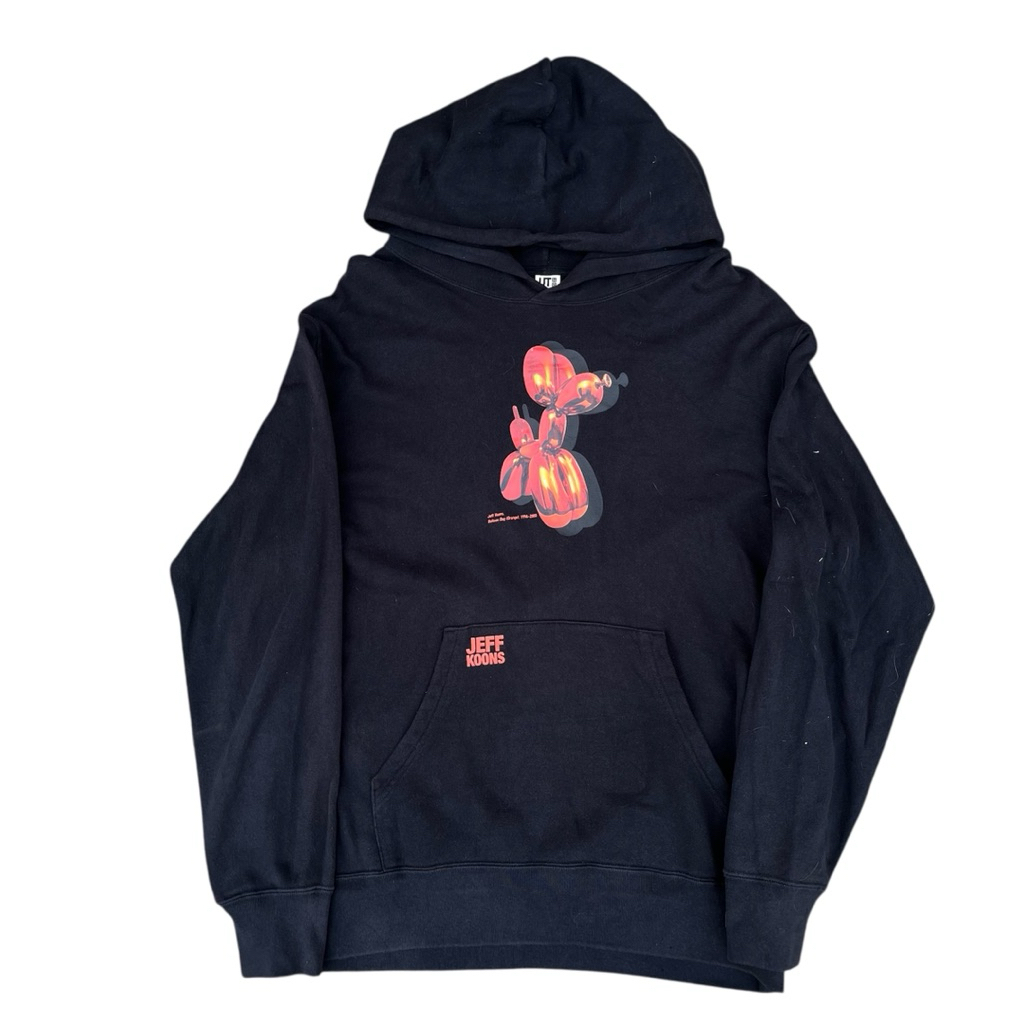 เสื้อกันหนาวฮู้ดมือสอง Jeff koons X uniqlo ของแท้ (สภาพดี)