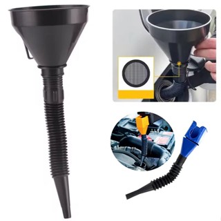 กรวยเติมน้ํามันเชื้อเพลิง กรวยเติมน้ำมันเครื่อง ปลายงอได้ กร…