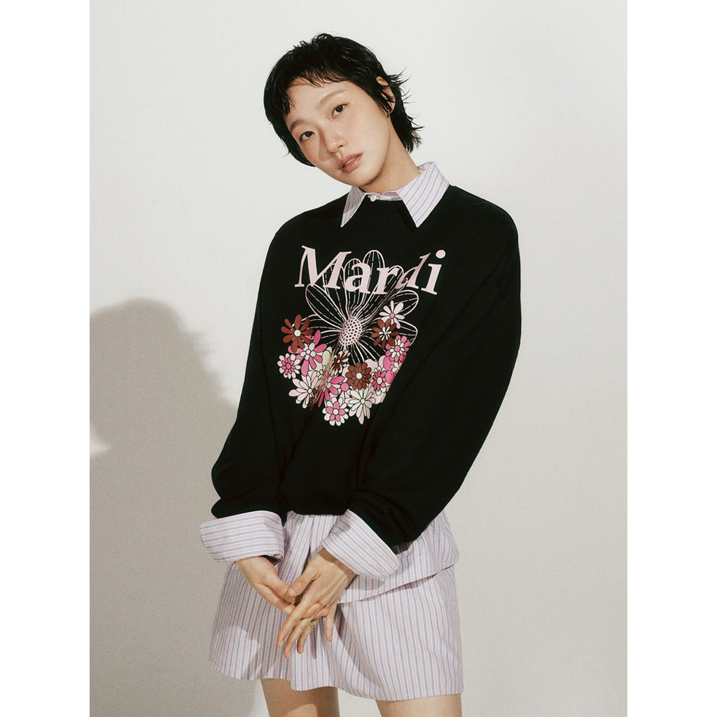 SWEATSHIRT FLOWERMARDI JARDIN