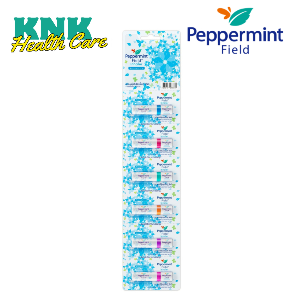 ยาดม Peppermint Field เป๊ปเปอร์มิ้นท์ ฟิลด์ 2 ซีซี ( 1 แผง 6 ชิ้น )