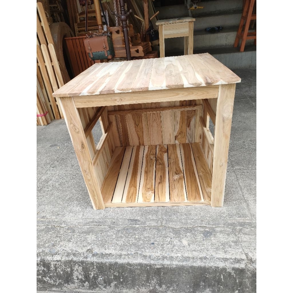 บ้านเต่าทรงกล่อง ขนาด 45×45×50