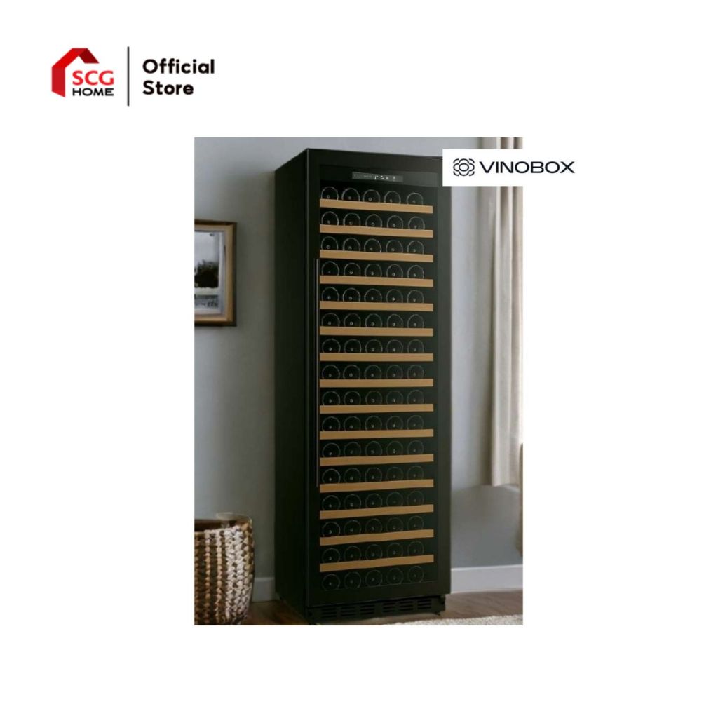 Vinobox ตู้แช่ไวน์ รุ่น V168 GC 1T Full Glass Door