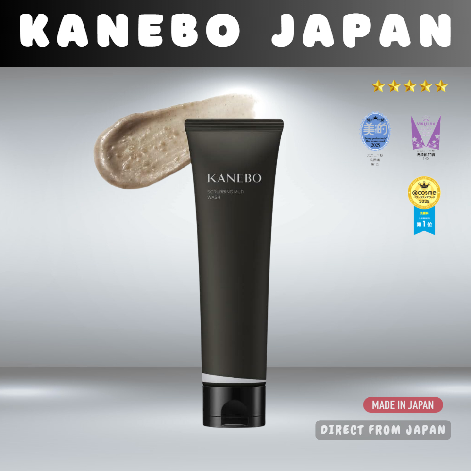 KANEBO Scrubbing Mud Wash โฟมล้างหน้าคาเนโบะ สครับโคลน ดูดซับความมัน ขจัดสิ่งอุดตัน ผิวสะอาดชุ่มชื้น