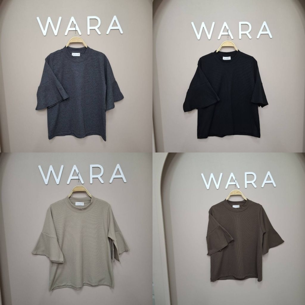 [ C43 ] เสื้อคอปีนแขนกระดิ่ง ผ้าร่อง – โปรปัง
