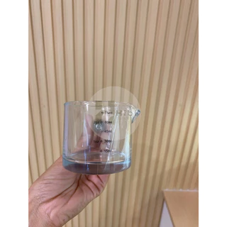 แก้วตวงนม75ml แก้วตวงแก้วกาแฟเอสเปรสโซ่ด้ามจับไม้ ขนาดเล็ก 100 มล. สไตล์มินิมอล
