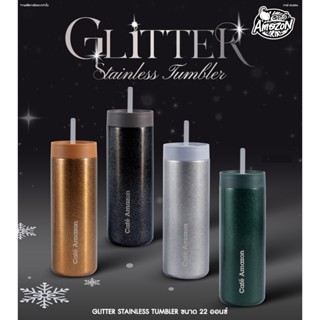 [พร้อมส่ง แท้ 100%] แก้ว Café Amazon ✨Glitter Stainless Tumb…