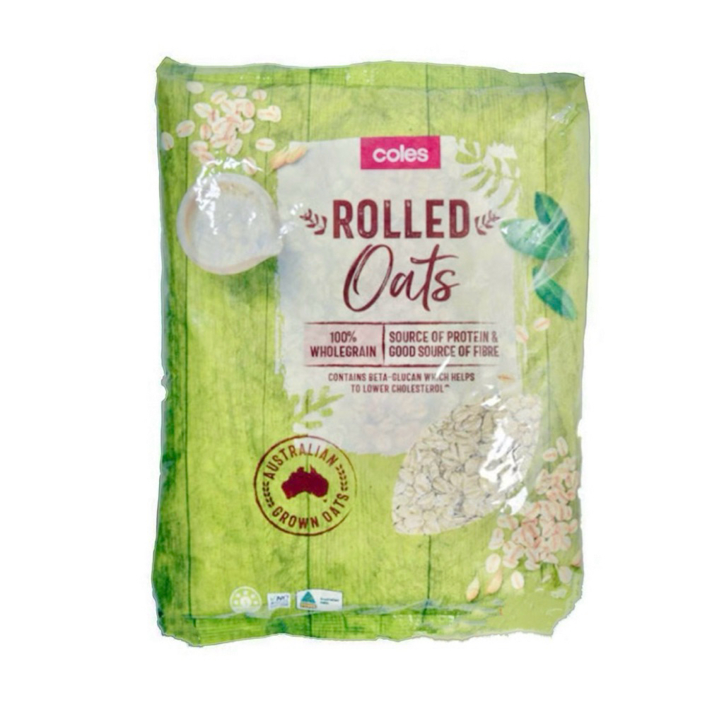Coles Rolled Oats/Coles Quick Oats 900g/Coles Quinoa Flakes 500g./Coles White Quinoa 300g.