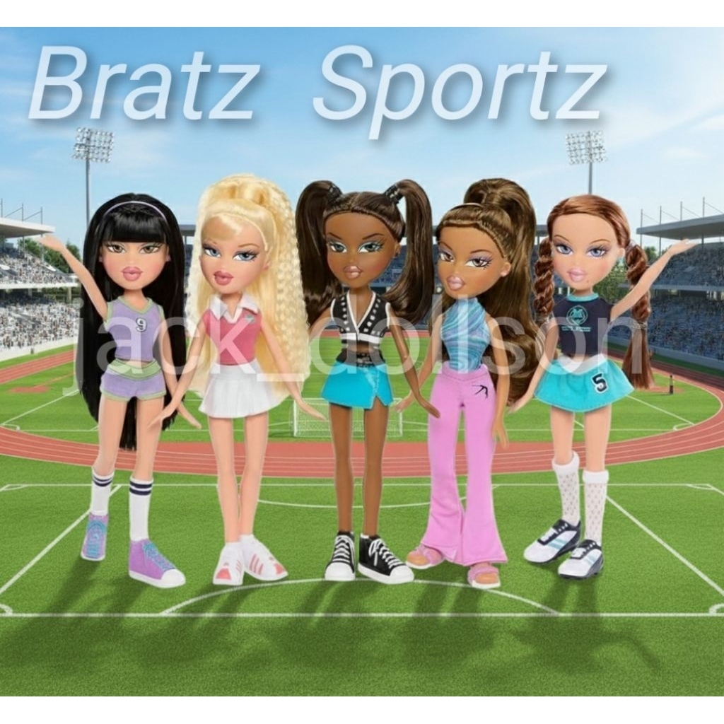 Bratz Play Sportz doll แบรทซ์รุ่นกีฬา สินค้าพร้อมส่งครับ 🩵💚🩷💜