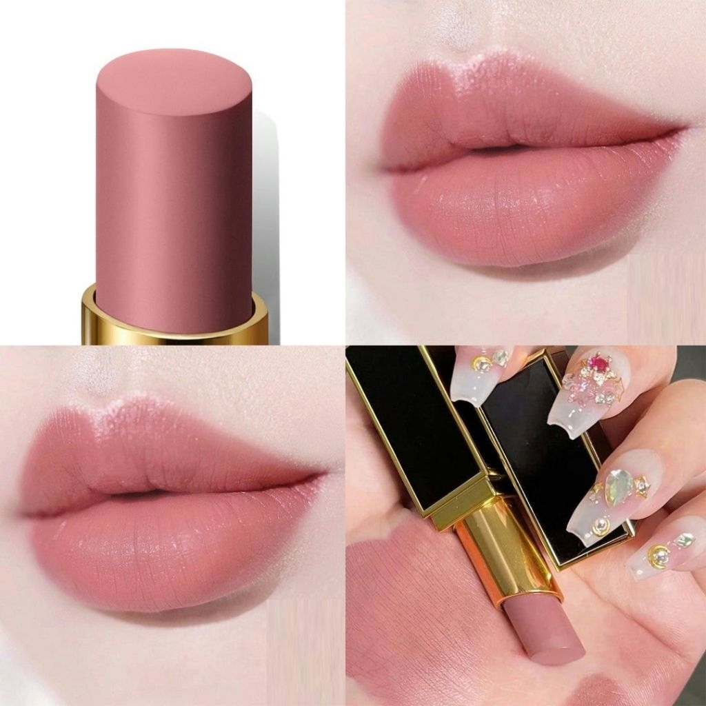 แท้💯แบ่งขายลิปสติกTOMFORD Lip color satin matte สี 94 plus oneแบบทดลอง ลิปสติกแบรนด์ดังของแท้ แบ่งขายสำหรับทดลอง