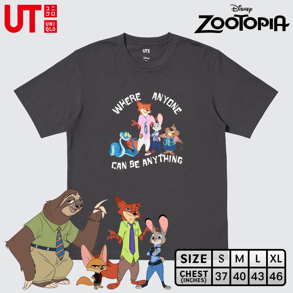 เสื้อยืด Uniqlo UT - Zootopia 0108