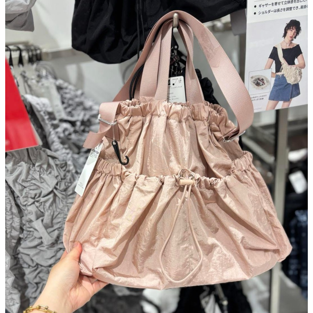 [พร้อมส่ง🇹🇭] กระเป๋า GU Bag  💯🇯🇵 ใบใหญ่ใส่ของจุกๆ