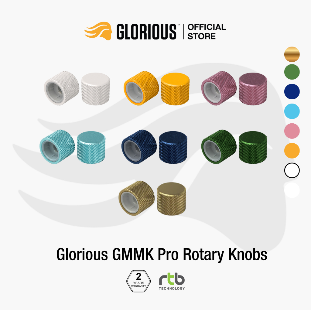 Glorious GMMK Pro Rotary Knobs ปุ่มหมุนสำหรับคีย์บอร์ด Glorious GMMK Pro