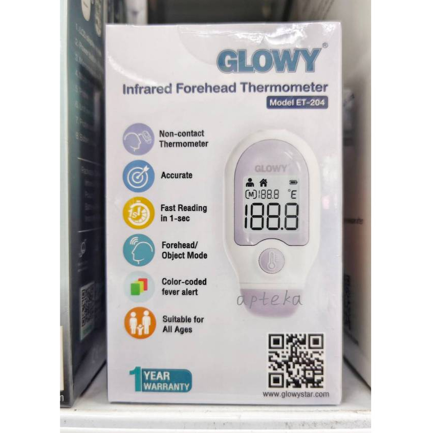 Glowy Infared Forehead Thermometer Et-204 ตรวจวัดอุณหภูมิ อินฟราเรด
