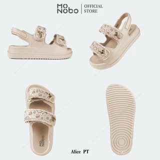 Monobo รุ่น Alice PT รองเท้าแตะสายคู่สวมง่าย ลุคน่ารักสายหวาน ตกแต่งโลโก้ทรงเพชร พื้นนุ่ม เดินสบาย ของแท้ 100%