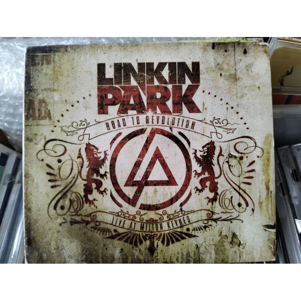ซัดีเพลง cd music linkin park Road to Revolution cd+dvd  ลิขสิทธิ์แท้ แผ่นมือสอง