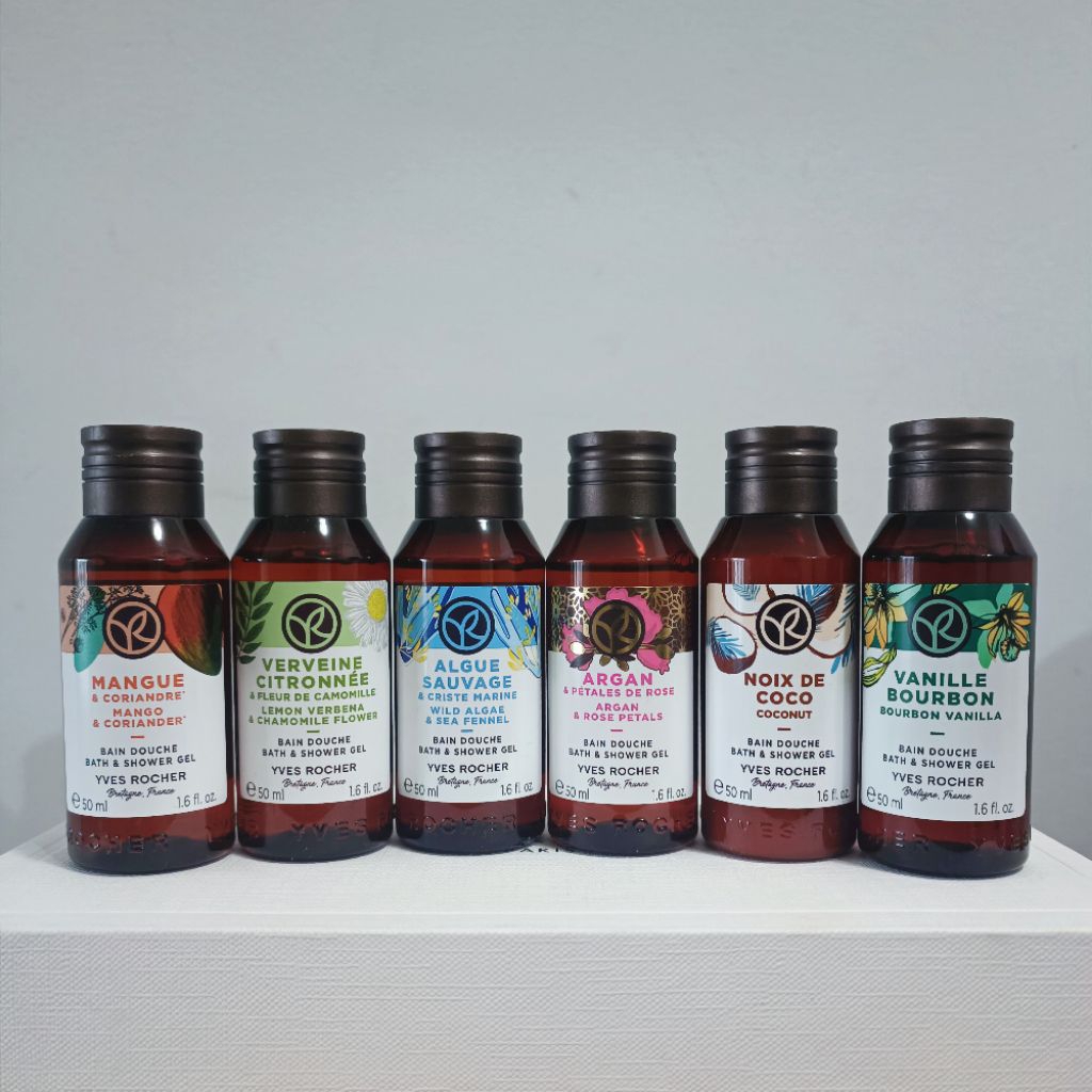 [ขนาดพกพก]Yves Rocher Shower Gel 50ml อีฟโรเชเจลอาบน้้ำ