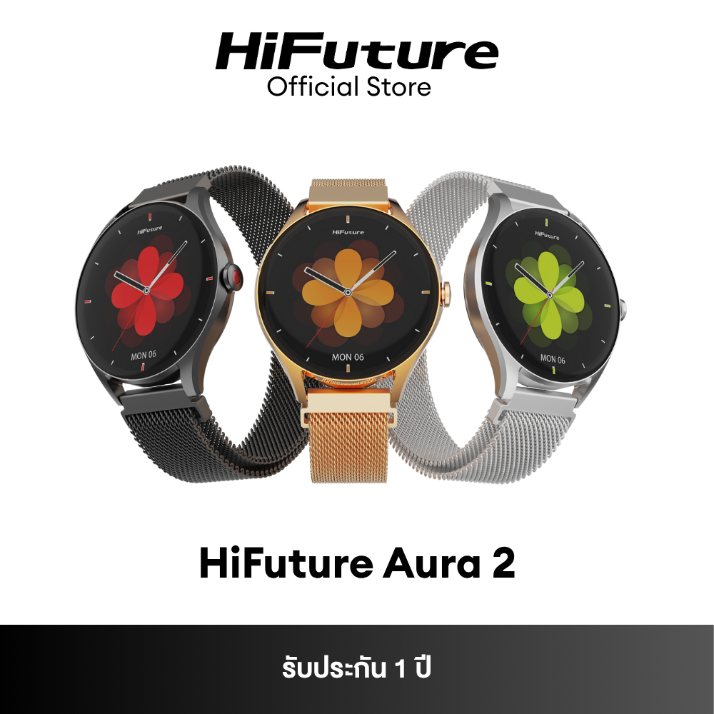 HiFuture Aura 2 สมาร์ทวอทช์ หน้าจอ AMOLED 1.32 นิ้ว