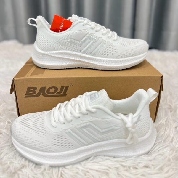 รองเท้าผ้าใบ Baoji BJW1122/BJM1122 ใส่ทำงาน ใส่ออกกำลังกาย นุ่มเบาใส่สบาย - รูปที่ 4