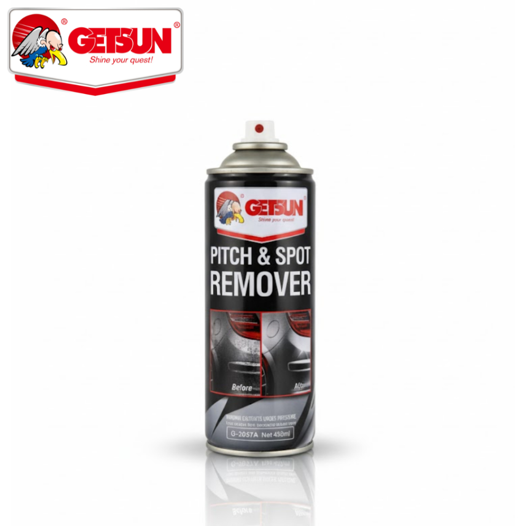 GETSUN สเปรย์ขจัดคราบยางมะตอย น้ำยาล้างคราบยางมะตอย ลบคราบแมลง ยางไม้ 450 มล. G-2057A (รุ่นฝาดำ) - รูปที่ 2