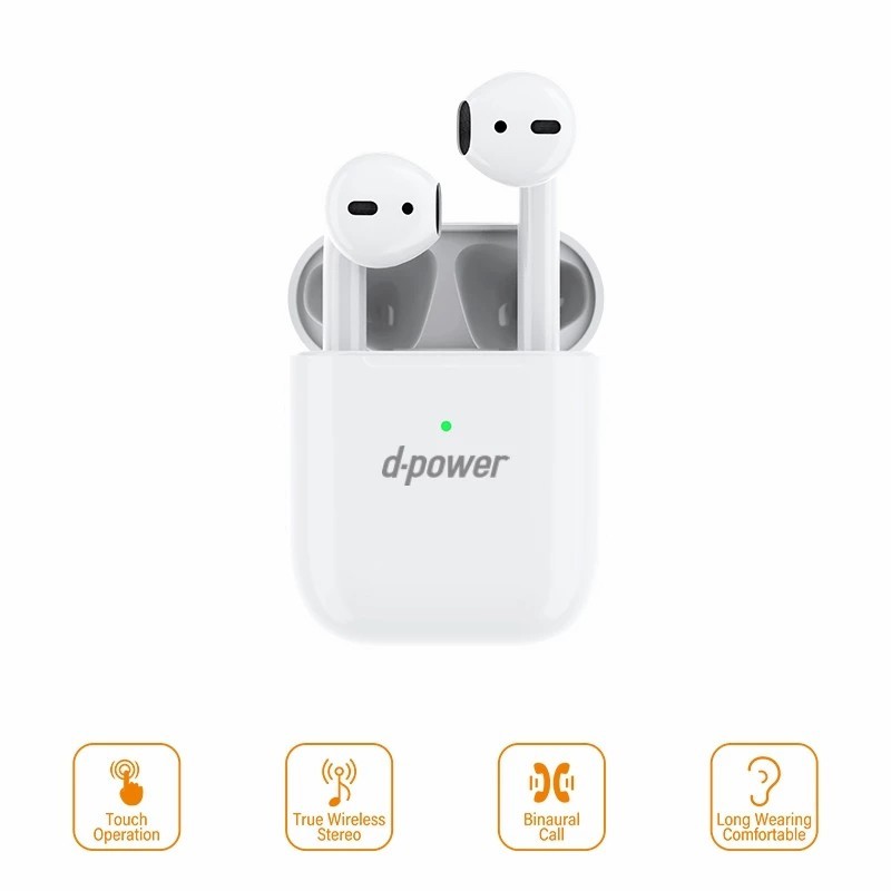 d-power 🎧 หูฟังบลูทูธ รุ่น BT-13 ใส่สบาย เสียงดี สัมผัสลื่น เชื่อมต่อเสถียร