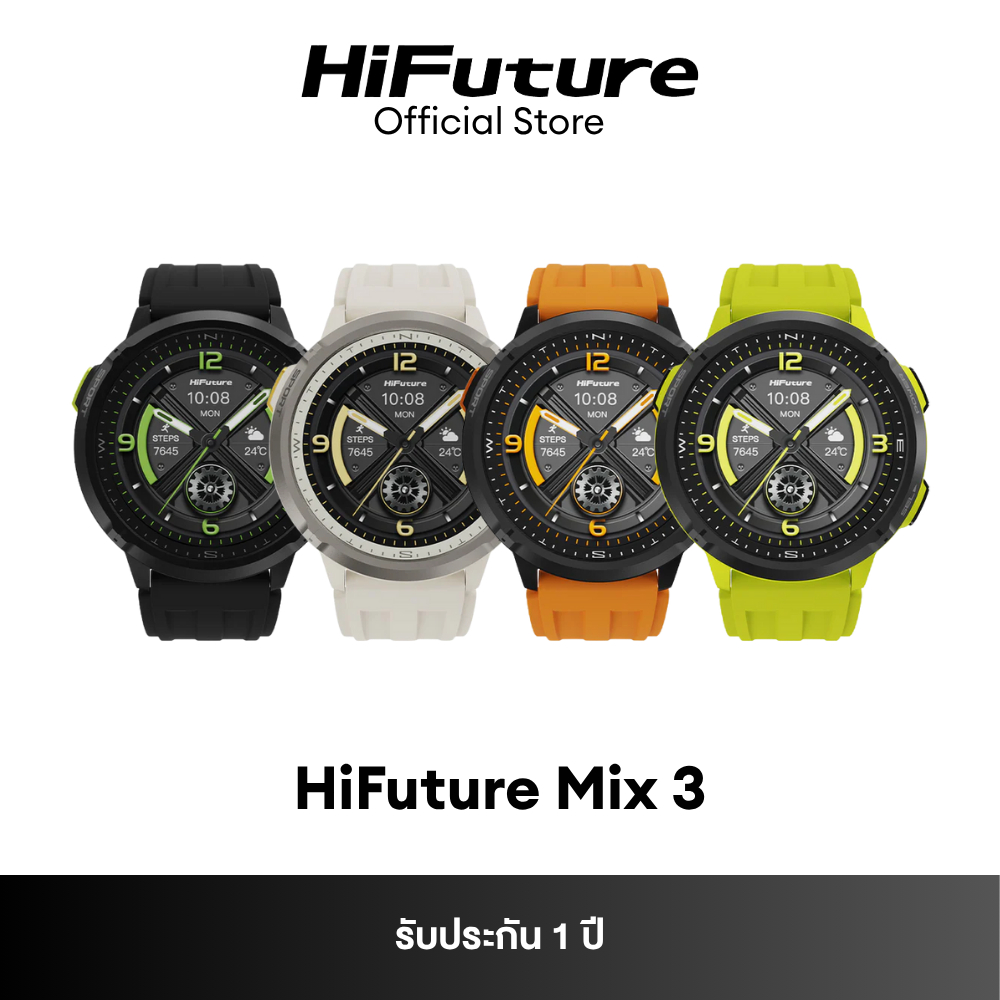 HiFuture Mix 3 สมาร์ทวอทช์ มีฟีเจอร์ AI หน้าจอ AMOLED 1.43 นิ้ว