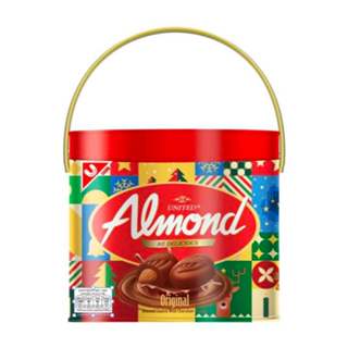 ยูไนเต็ดอัลมอนเคลือบช็อกโกแลตถัง 192 กรัม