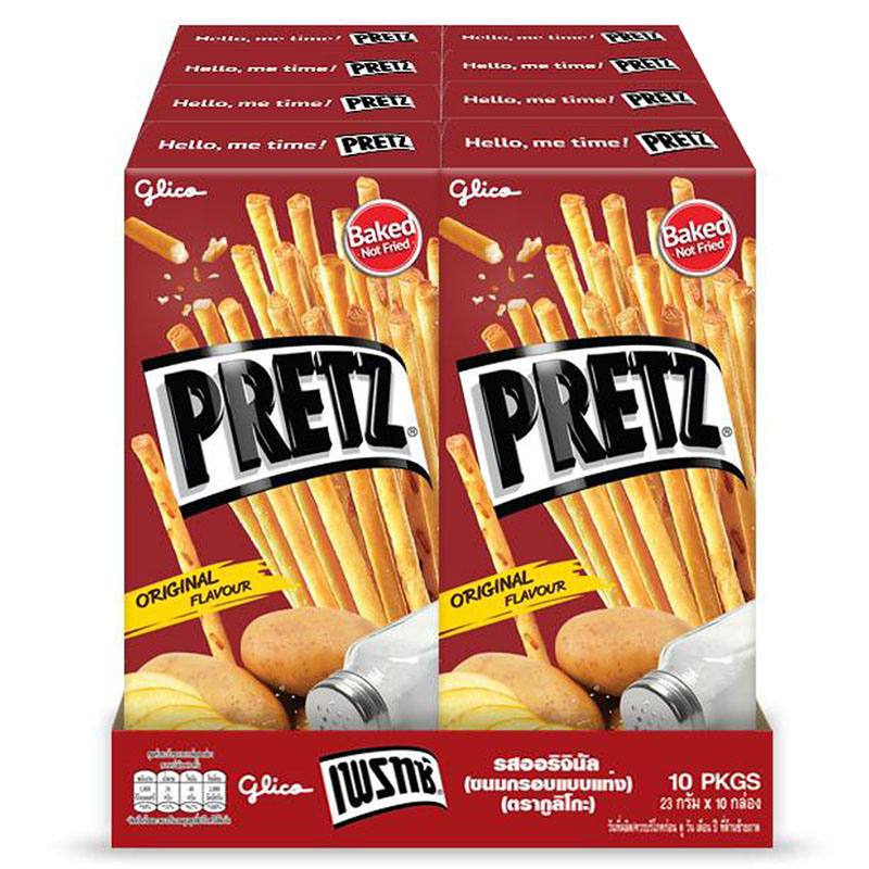 Glico กูลิโกะ เพรทซ์ แพ็ค 10 กล่อง | โคชูจัง/ หมาล่า/ แกงเขียวหวาน/ ออริจินัล/ ลาบ/ คอร์น/ ต้มยำกุ้ง