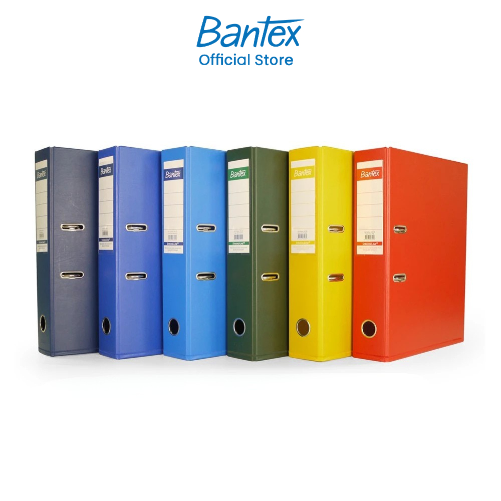 Bantex แฟ้ม แฟ้มใส่เอกสาร ขนาด A4 สันกว้าง 7.5cm กระดาษแข็งหุ้มปก PP ล็อกแน่น Lever arch File