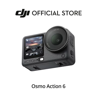 [พร้อมส่ง] DJI Osmo Action 6 - Action Camera | 1/1.1 New Sensor 4K/120fps | ถ่ายกลางคืนได้ดีขึ้น | ความจำ 50 GB