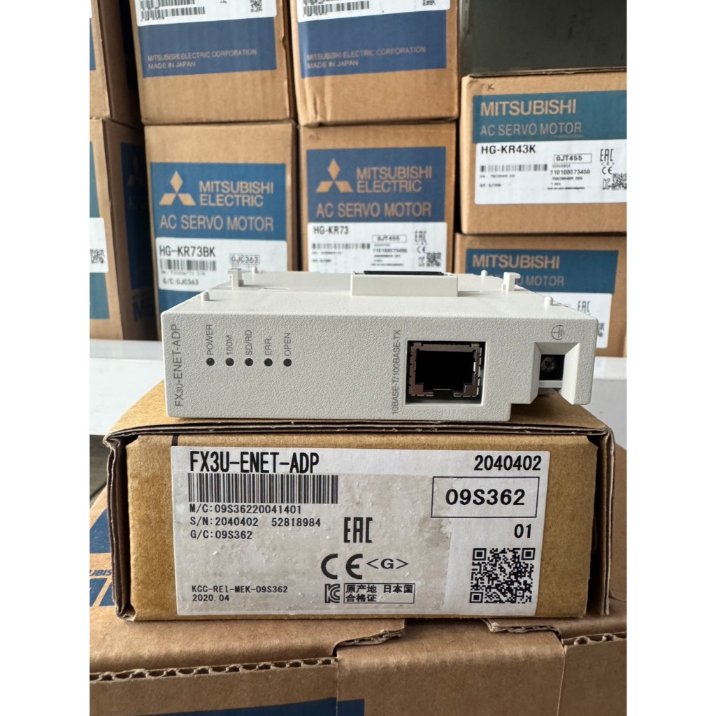 Ethernet Communication MITSUBISHI : FX3U-ENET-ADP ราคารวมVat มีสต๊อกในไทย