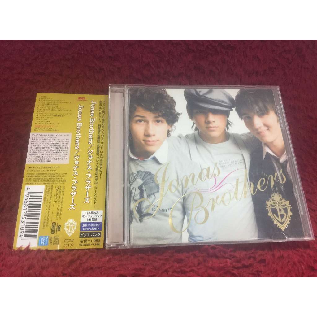 CD Jonas Brothers – Jonas Brothers สภาพตามรูปปก ZA166-126
