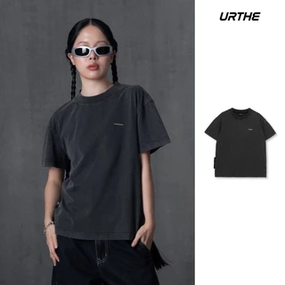 URTHE - เสื้อยืด สีซีด เเขนสั้น รุ่น CEREMONIAL DIFFERENTIATION FADED TEE
