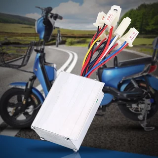 250W/350W/500W 24V กล่องวงจรสกู๊ตเตอร์ กล่องควบคุมมอเตอร์แบบแปรงถ่าน สำหรับสกู๊ตเตอร์จักรยาน TOPMAX เช็คสายก่อนสั่งซื้อ