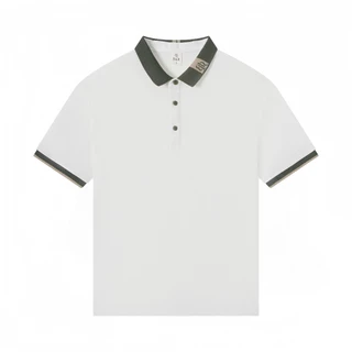 B&R เสื้อโปโลผู้ชาย Polo Shirt คอปกแขนสั้น สีตัดต่อ เท่ห์และเรียบง่าย เหมาะสำหรับธุรกิจผู้ใหญ่