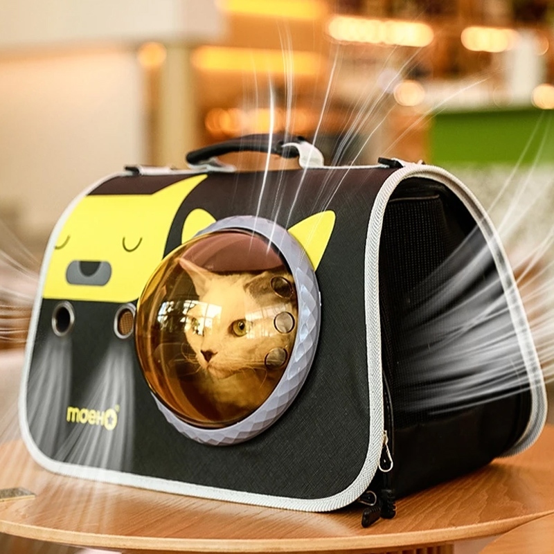 กระเป๋าใส่สัตว์เลี้ยง Pet Bag กระเป๋าแมว เป้สัตว์เลี้ยงกระเป๋า ใบใหญ่มาก พับเก็บได้ ระบายอากาศได้ เป้แมว สุนัข รูปที่ 3