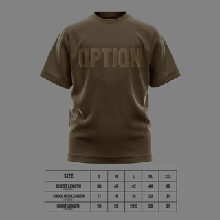 เสื้อยืด Option Blog Logo V.3 ของแท้100%