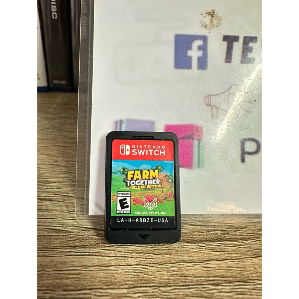 Farm together Deluxe Edition Nintendo switch แผ่นมือสอง ภาษาอังกฤษไม่มีกล่องแผ่นสวยใช้งานปกติ