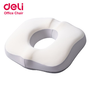 Deli เบาะรองนั่งเพื่อสุขภาพ เบาะลดแรงกดทับ เบาะรองเก้าอี้ นุ…